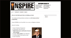 Desktop Screenshot of inspirebusinesssolutions.com